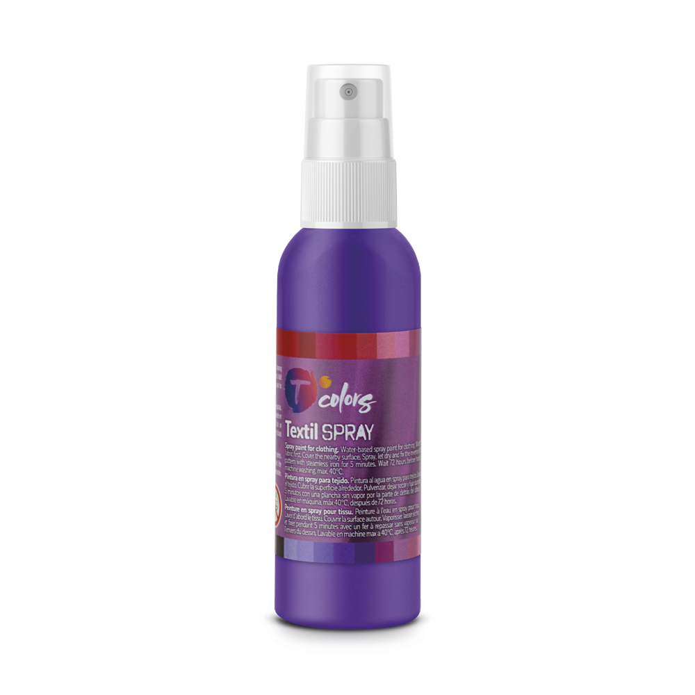 Aladine - Tinte textil Izink Spray - Tinta textil decorativa - Fácil  aplicación - Fabricado en Francia - Botella de spray de 2.7 fl oz - Color
