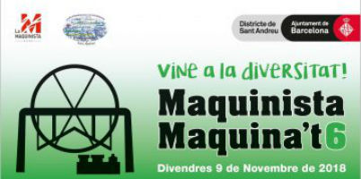 ¡Tcolors estará presente en la 6ª edición de la feria de la diversidad «Maquina’t» en el distrito de Sant Andreu!